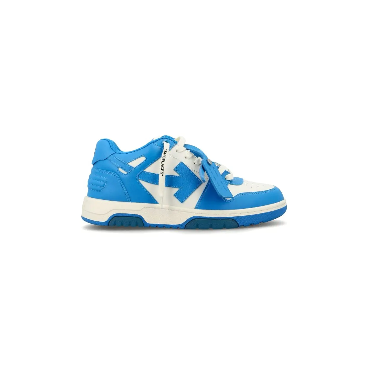OFF-WHITE Out Of Office OOO Low Tops White Blue (FW22) (OMIA189F22LEA0014501)