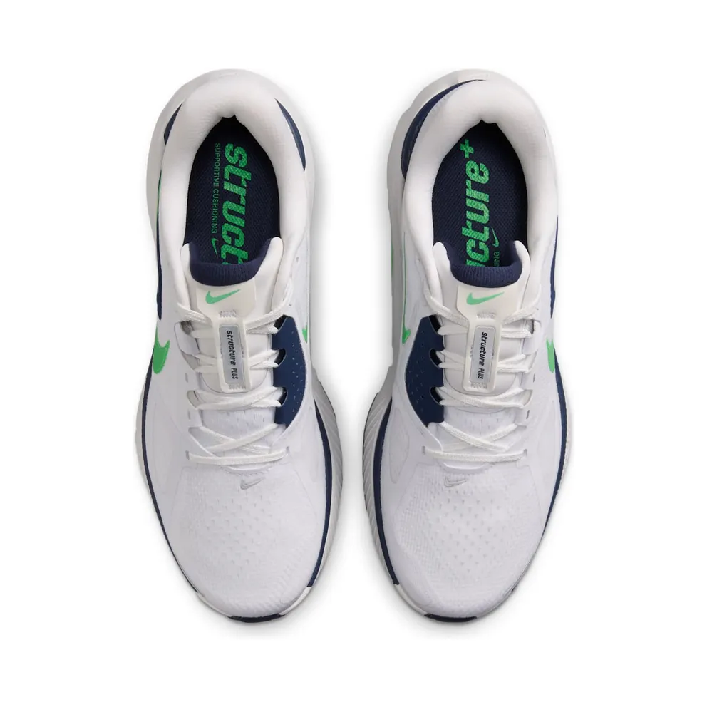 Nike Structure Plus White/Midnight Navy/Summit White/Green Spark (HQ3048-102)