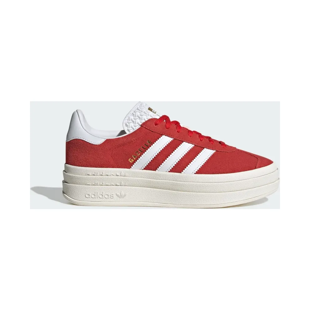 Adidas Gazelle Bold Red / Cloud White / Gold Metallic (ID6990)
