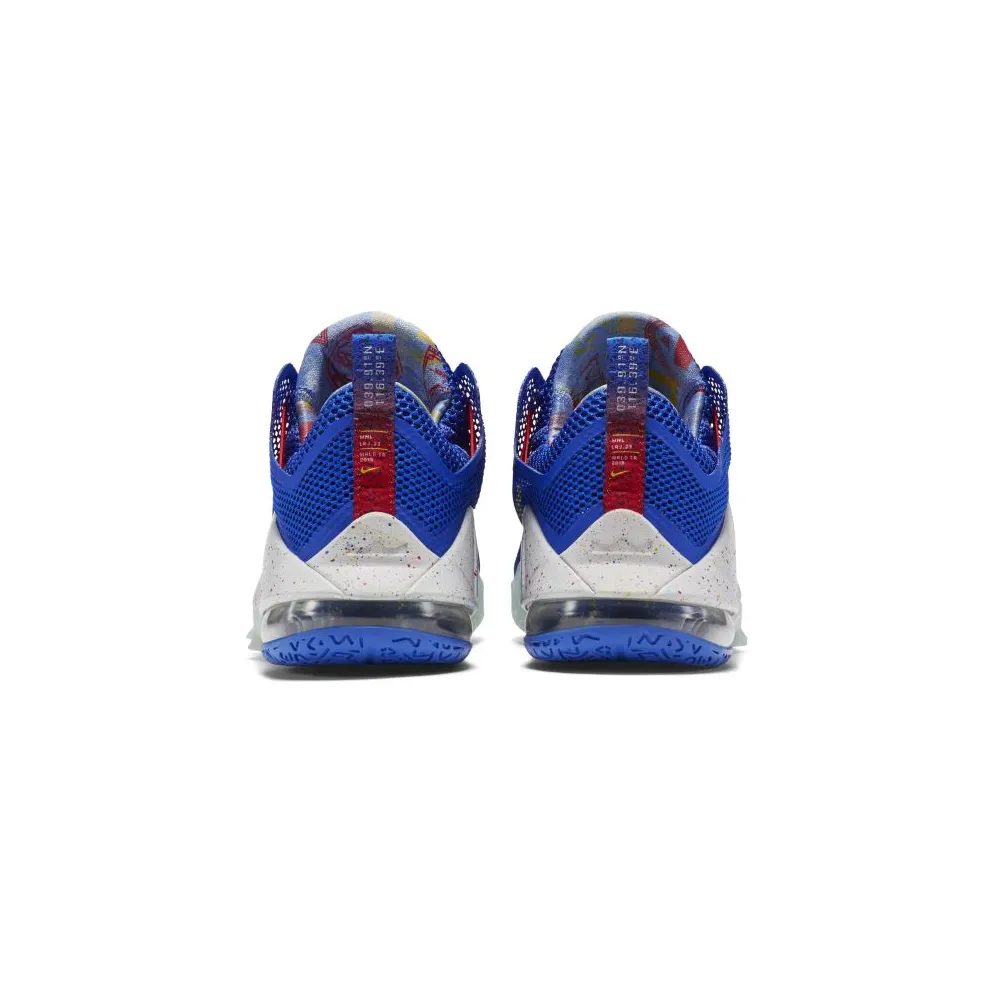 Nike LeBron 12 Low Hyper Cobalt Hyper Cobalt/Metallic Silver-Light Crimson (812560-406)