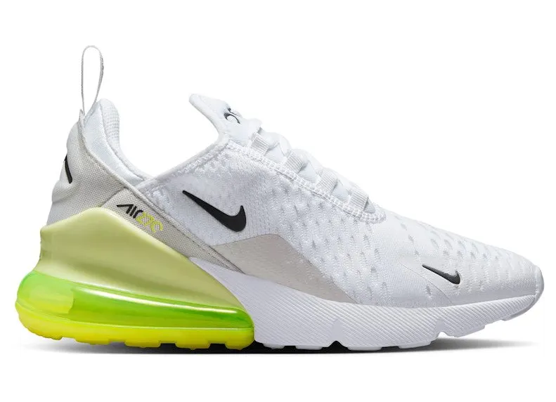 Nike Air Max 270 White Limelight Vast Grey Anthracite (943345-123)