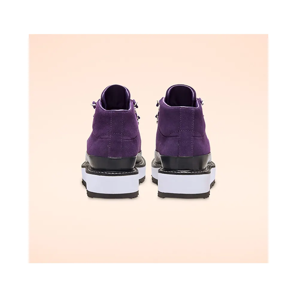 Converse Fleece Lined Boot One Star Mid Grand Purple/black/white (566162C)