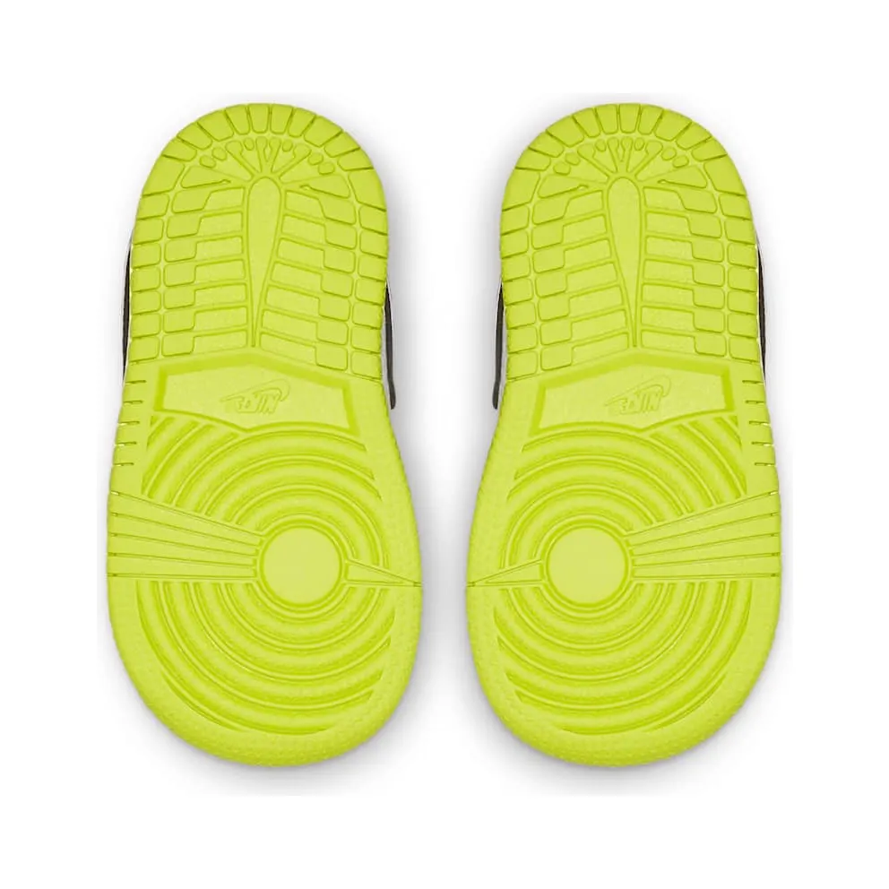 Jordan 1 Mid Black Cyber Mystic Green (TD) Black/Cyber-White-Mystic Green (BQ6933-003)