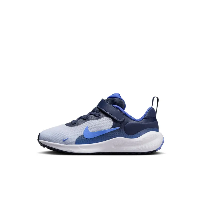 Nike Revolution 7 Football Grey Thunder Blue Astronomy Blue Royal Pulse (FB7690-007)