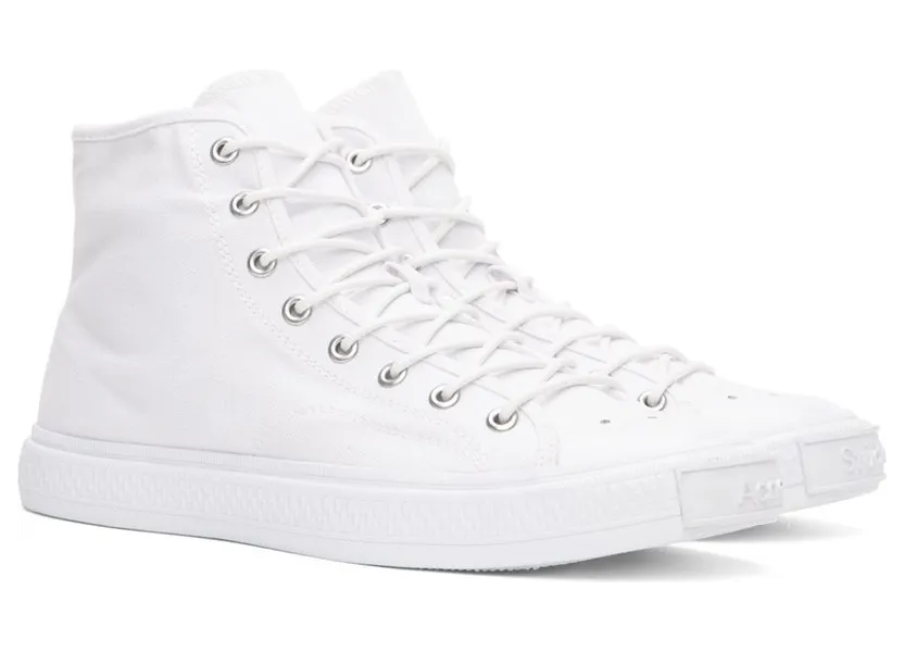 Acne Studios White Ballow High 183 OPTIC WHITE (BD0238-) (4)