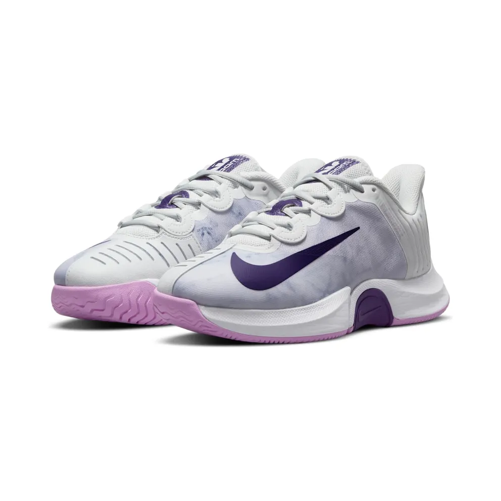 NikeCourt Air Zoom GP Turbo Hardcourt Grey “Photon Dust / Fuchsia Glow / White / Court Purple” (CK7580-024)