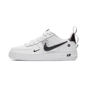 Nike Air Force 1 Low Utility White Black (GS) “White / Black / Tour Yellow” (AR1708-100)