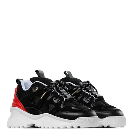 Mason Garments Genova II Black / Red (SS20-29A)