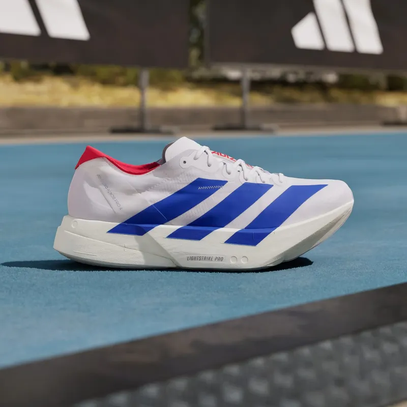 Adidas Adizero Adios Pro 4 Cloud White / Royal Blue / Pure Ruby (JP6624)