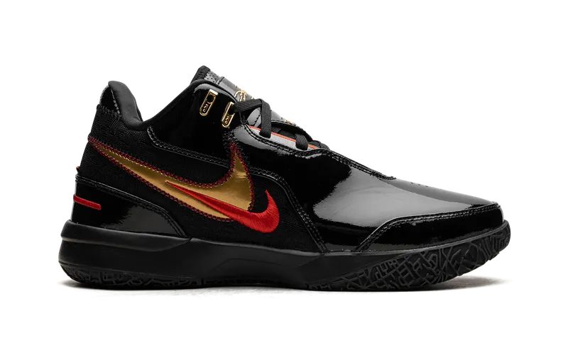 Nike Zoom LeBron NXXT Gen AMPD “Black University Red Gold” (FJ1567-001)
