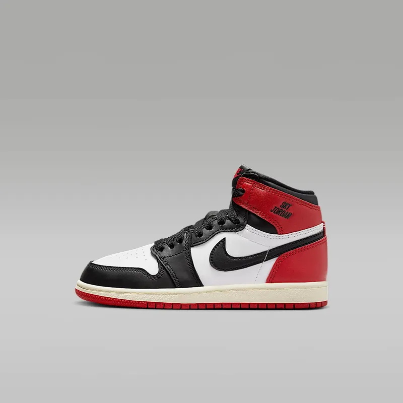 Jordan Air Jordan 1 Retro High OG “Black Toe” (PS) – FD1412-106