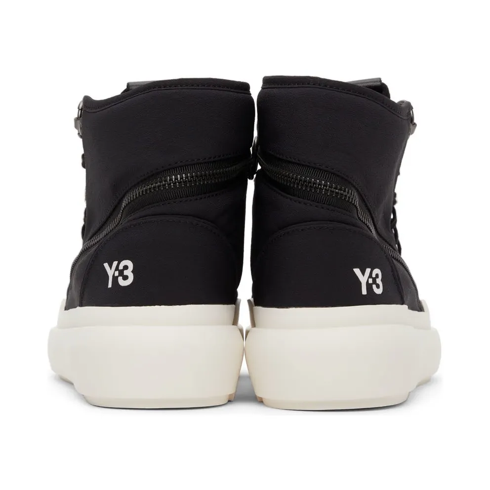 Adidas Y-3 Ajatu Court High Black / Black / Core White (H05621)