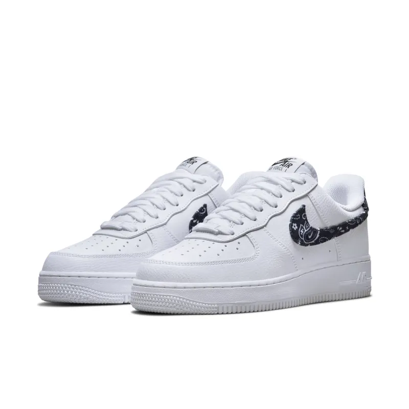 Nike Air Force 1 Low 07 Essential White Black Paisley (DH4406-101)