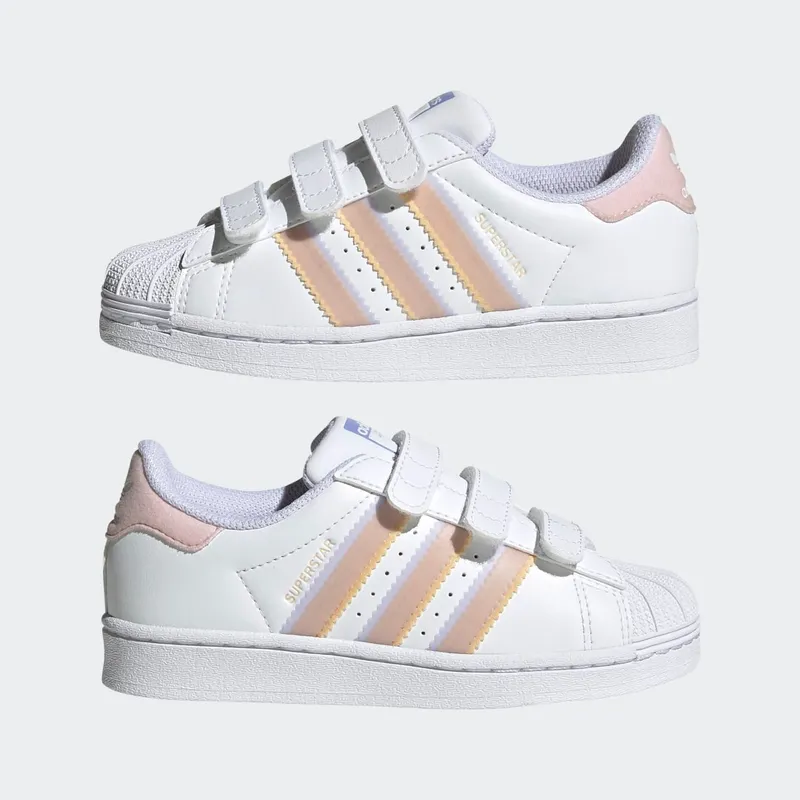 Adidas Superstar Cloud White / Pulse Amber / Semi Mint Rush (GY3363)