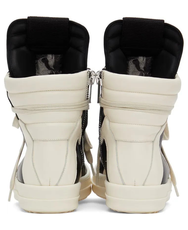 Rick Owens Off-White Geobasket High-Top Sneakers (RU01B1894 LPO) (4)
