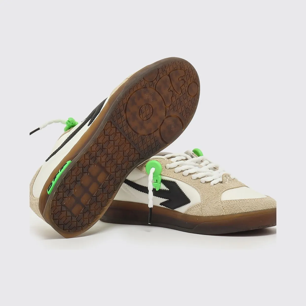 Off-White Suede and Nylon End of Play Sneakers White (OMIA2ALS26FAB0026865) (3)