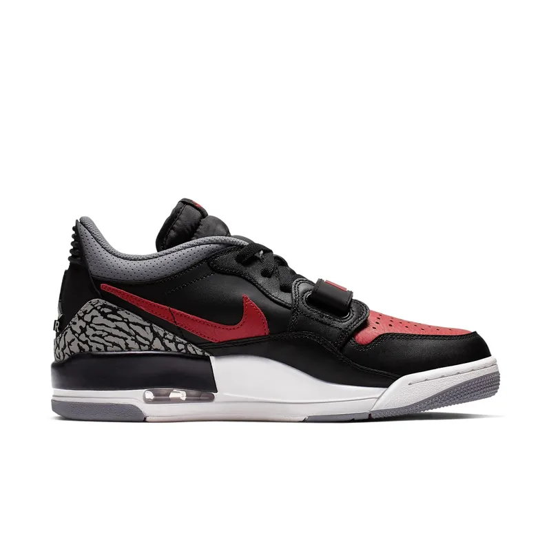 Jordan Legacy 312 Low Bred Cement Black/Gym Red-Black-Cement Grey (CD7069-006)