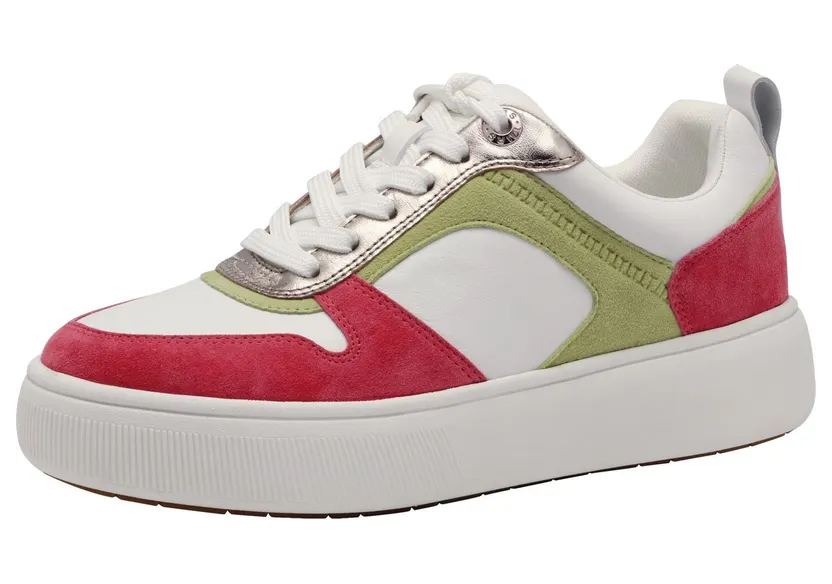 Tamaris sneaker Kiwi / Bloedrood / Wit (1973877)