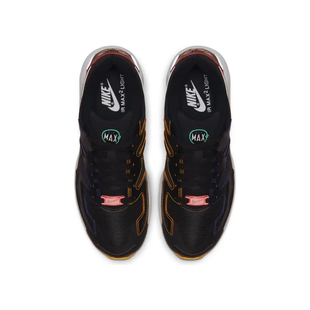 Nike Air Max2 Light Black Contrast Stitching (W) Black/White-Psychic Purple-University Gold-Flash Crimson-Kinetic Green (CK0739-001)