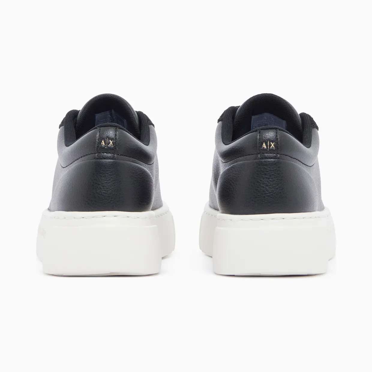 Armani Low Cut Sneakers With Suede And Tumbled Finish (XW003065-AF28674-UC001) (4)