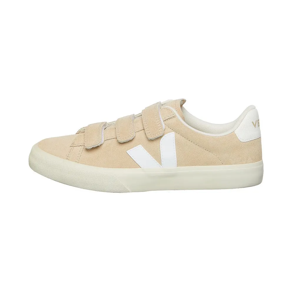 Veja Recife Logo Almond / White (RC0302960B)