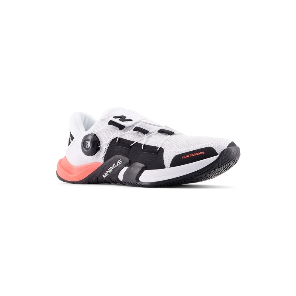 New Balance Minimus TR BOA v2 White Black Urgent Red (MXMTRBH2)