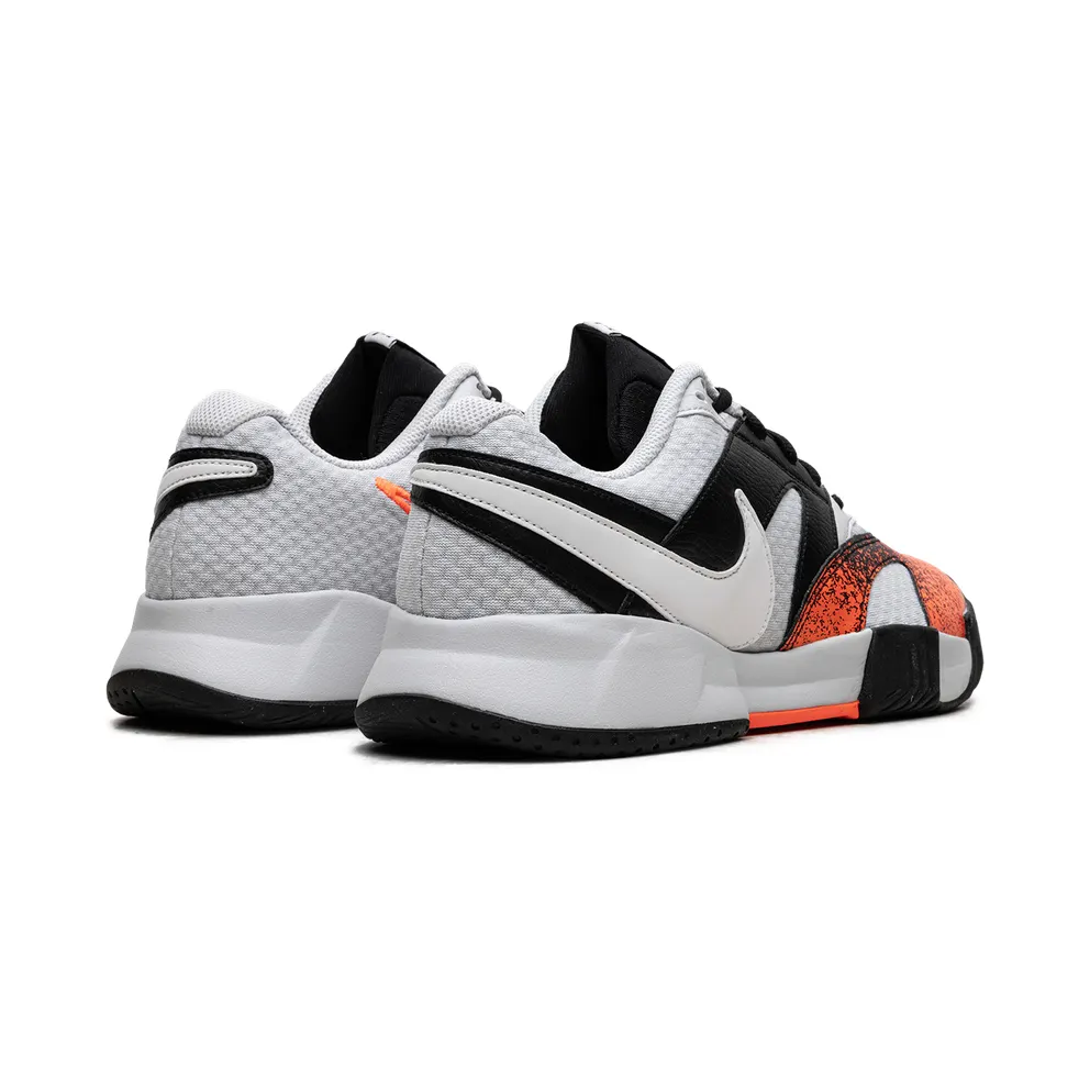 Nike Court Lite 4 Premium “Pure Platinum Black Hyper Crimson White” (FQ8718-002)