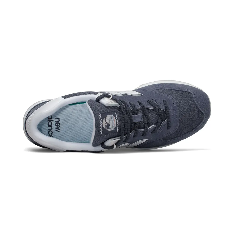 New Balance 574 Fleece Navy Navy/White (ML574SPZ)