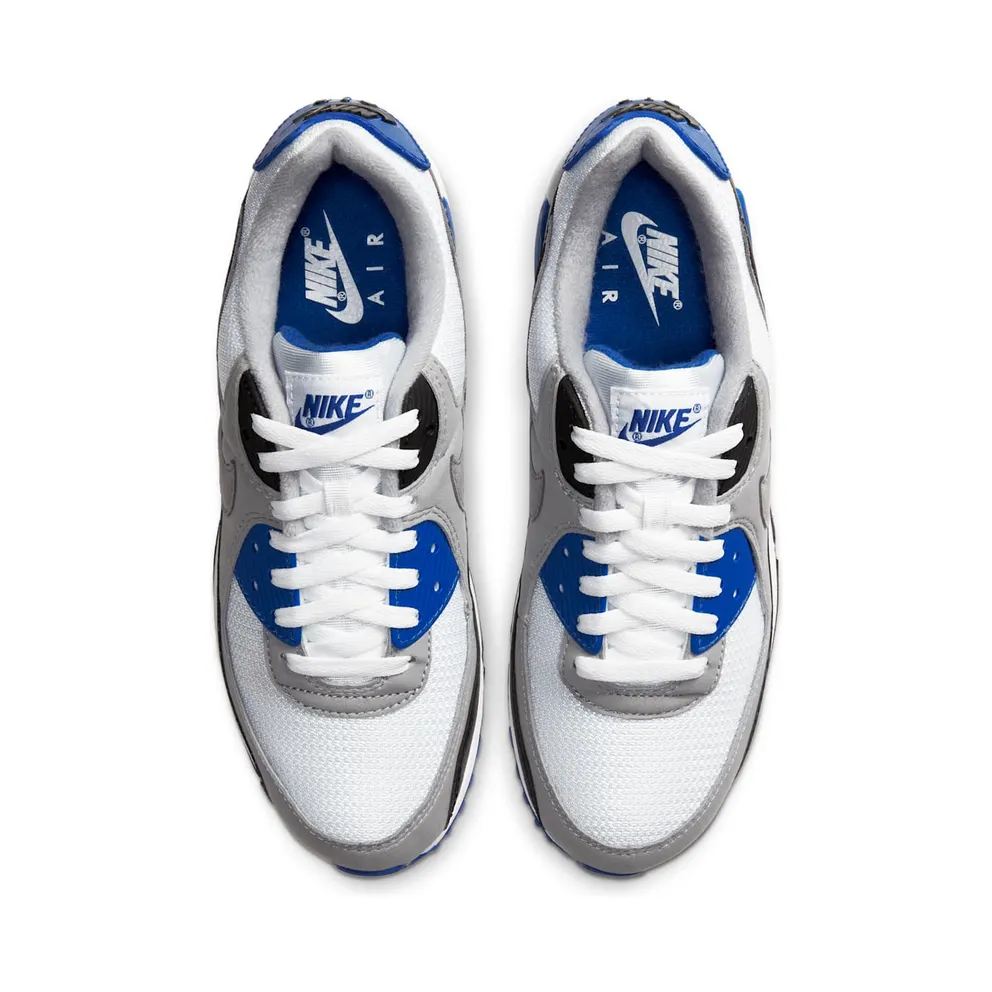Nike Air Max 90 Recraft Royal White/Hyper Royal-Black-Particle Grey (CD0881-102)