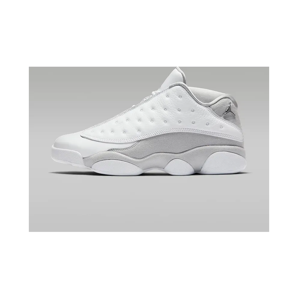 Jordan 13 Retro Low Pure Platinum White/Metallic Silver (310810-100)
