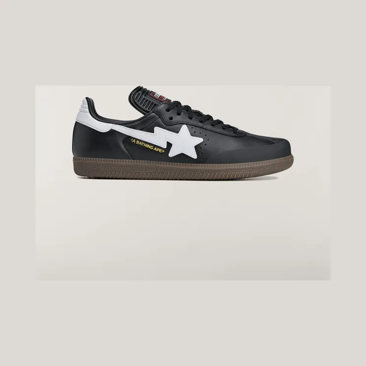 Adidas Samba “Bape – Black White” (JR9246)