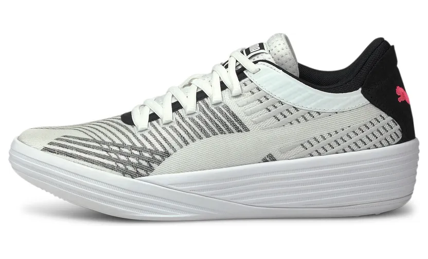Puma Clyde All-Pro basketbalschoenen Wit/Zwart (194039-03)