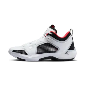 Air Jordan 37 Low “White / Siren Red / Black” (DQ4122-100)