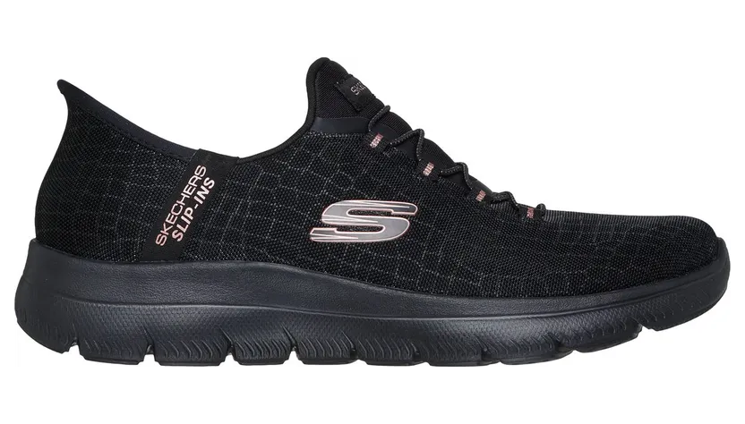 Skechers Slip-ins: Summits – Classy Night Sneaker Black/Gold