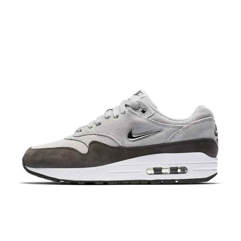 Nike  Air Max 1 Jewel Wolf Grey (W) Wolf Grey/Metallic Pewter-Deep Pewter-White (AA0512-002)