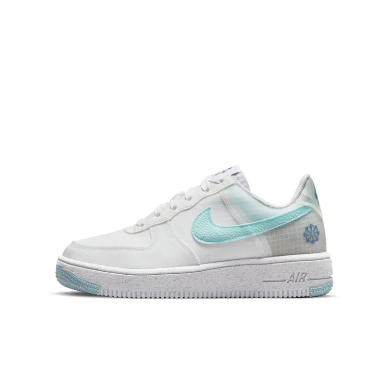 Nike Air Force 1 Crater Older Kids’ White 50% Sustainable Materials (DC9326-100)
