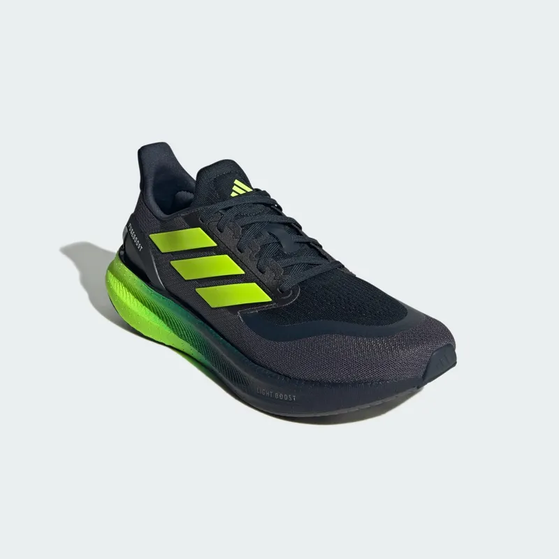 Adidas Pureboost 5 Running Shoes Aurora Ink / Lucid Lemon / Grey Strata (JH6446)