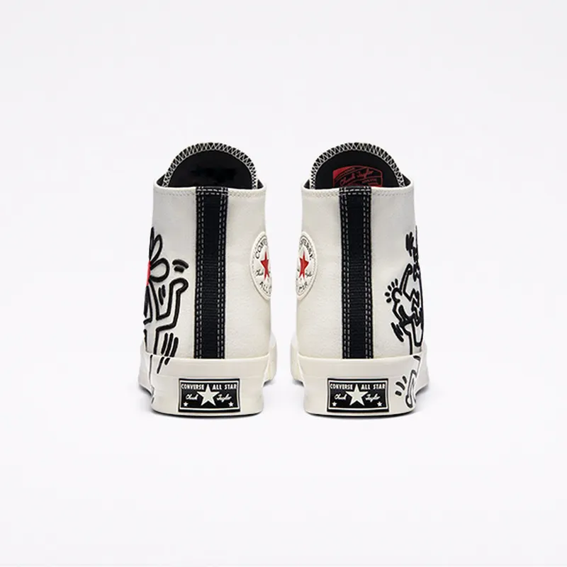 Converse Converse x Keith Haring Chuck 70 High Top Egret/Black/Red (171858C)