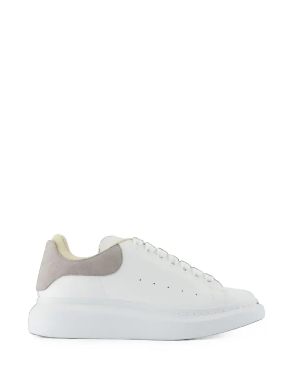 Alexander McQueen Low-top leren sneakers – White (705060WIAKP)