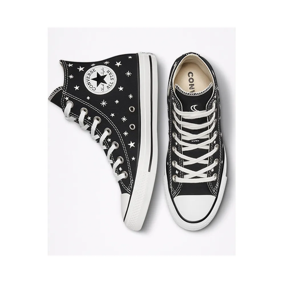 Converse Chuck Taylor All Star Embroidered Stars Black/egret/vintage White (A03723C)