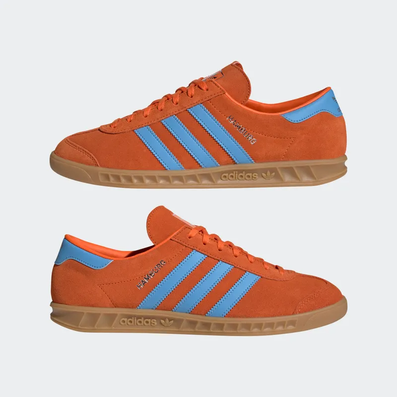 Adidas Hamburg Orange / Light Blue / Silver Metallic (GX7224)
