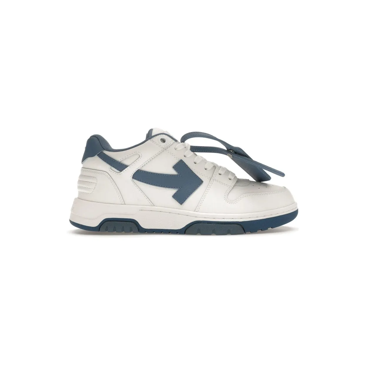 OFF-WHITE Out Of Office OOO Low White Navy Blue (OMIA189S22LEA0010146)