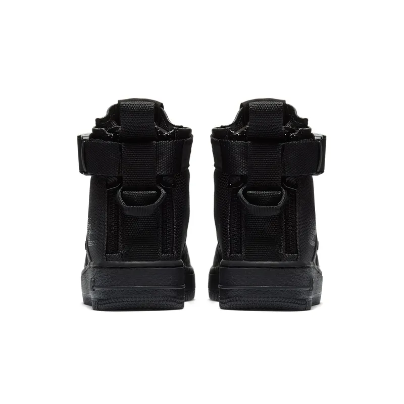 Nike SF Air Force 1 Mid Triple Black (GS) Black/Black-Black (AJ0424-003)