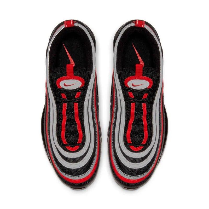 Nike Air Max 97 Black Red Silver Black/Metallic Silver-University Red (921826-014)