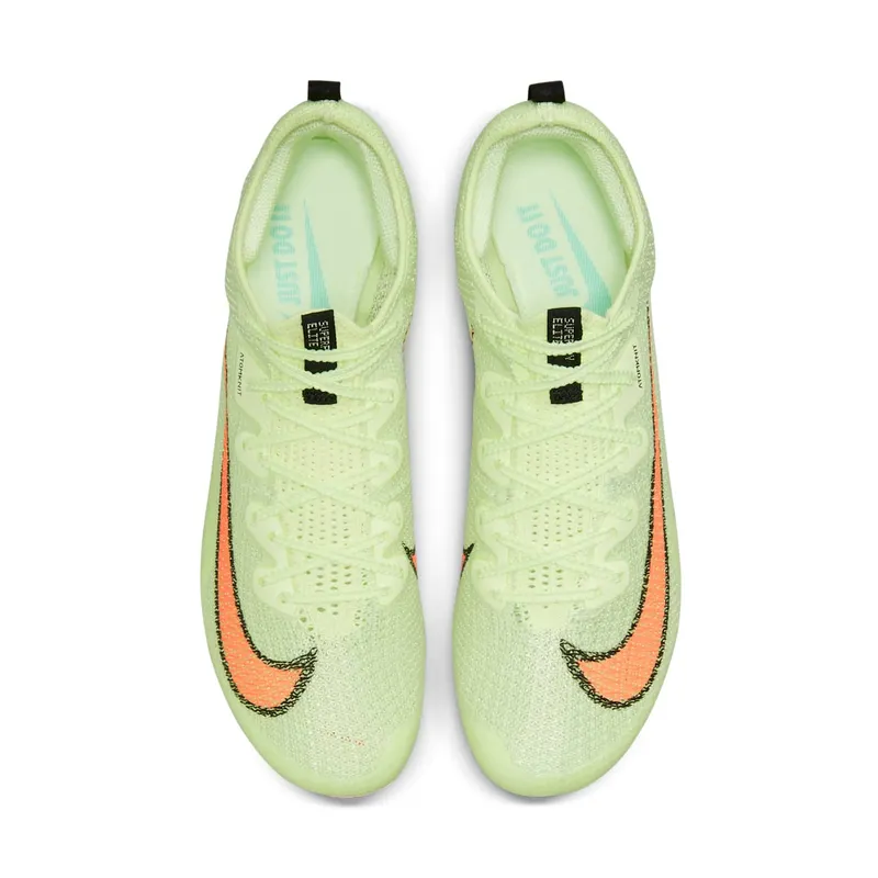 Nike Zoom Superfly Elite 2 Field and Track sprint spikes Yellow (CD4382-700)