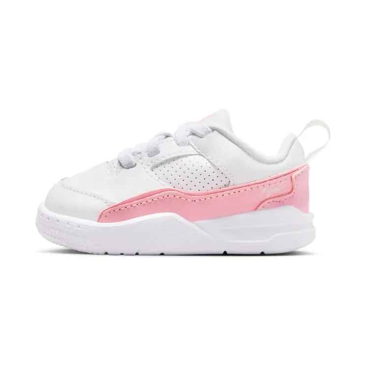 Jordan Flight Court “White / Medium Soft Pink” (HF3331-161)