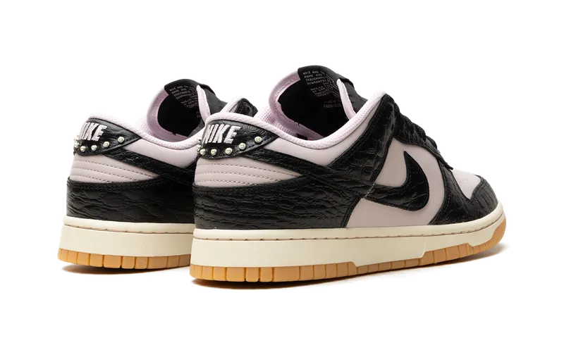 Nike Dunk Low “Black Platinum Violet Croc” (HF9191-001)