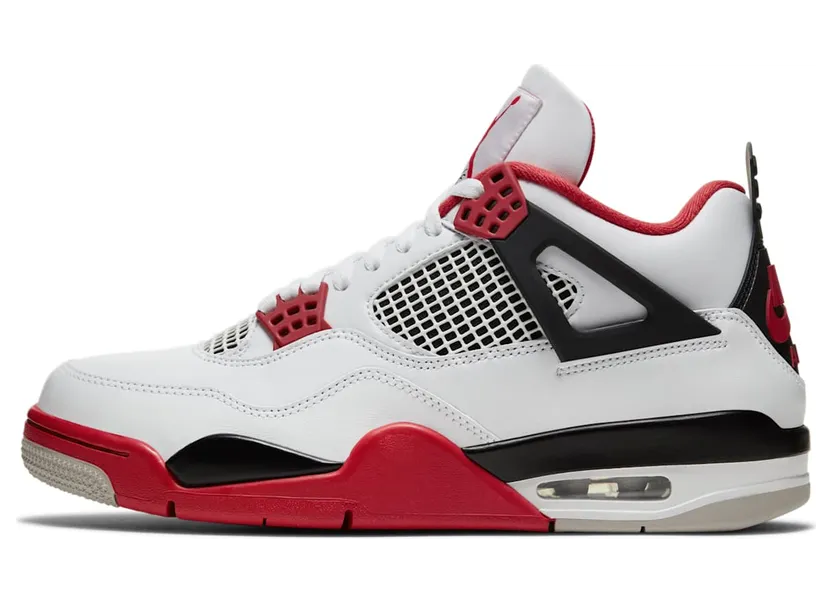 Air Jordan 4 “Fire Red” (DC7770-160): hier is de bovenste band voor gemaakt