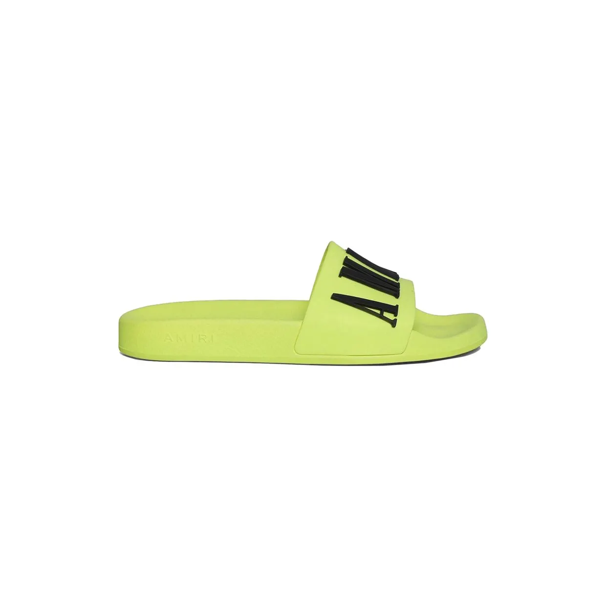 AMIRI Pool Slide Debossed Volt Black (PF22MFF001-800)