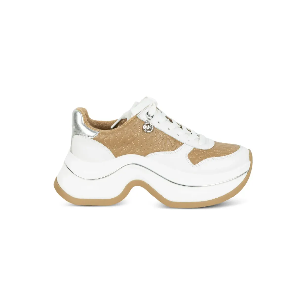 Michael Kors Arla gewatteerde met logodetail “White” (43R6ARFS1L297)